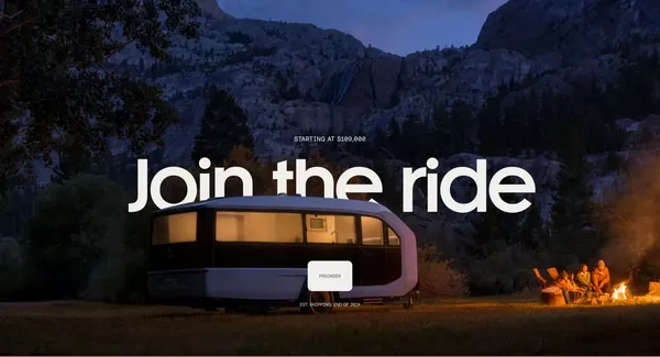 Pebble | Where Home Meets the Road - Landing design inspiration