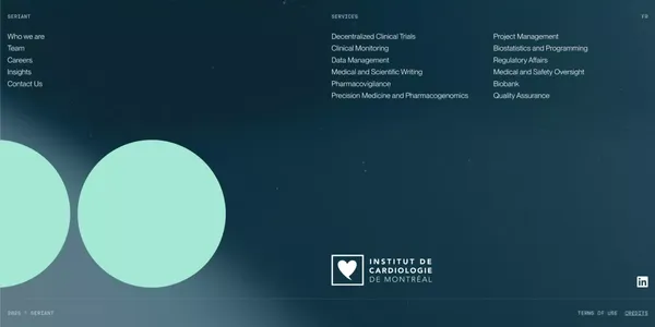 Seriant | Advancing Cutting-Edge Science for Real-World Therapies | Seriant - Landing design inspiration