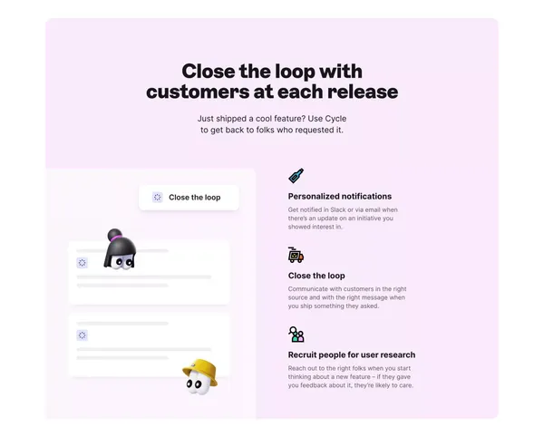 Cycle | Where product folks get stuff done - Landing design inspiration