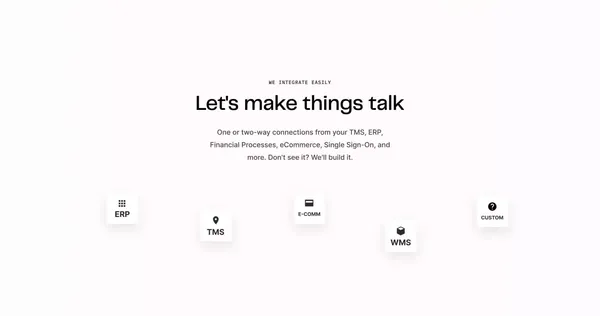 Curri | Delivery logistics for the built world - Landing design inspiration