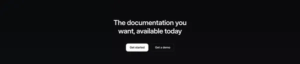 Mintlify — The documentation you want, effortlessly - Landing design inspiration