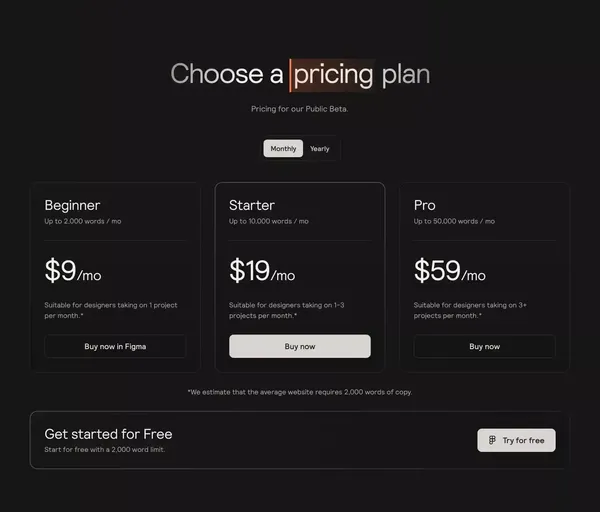 The Fastest Way To Write Copy For Your Website | Relume Ipsum - Landing design inspiration