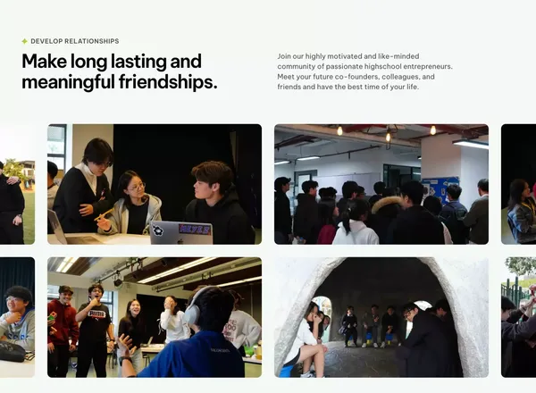 MLV Ignite | High School Entrepreneurship Program - Landing design inspiration