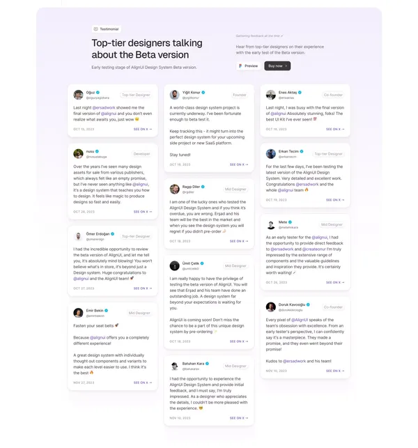 AlignUI Design System BETA - The Design System You Need - Landing design inspiration