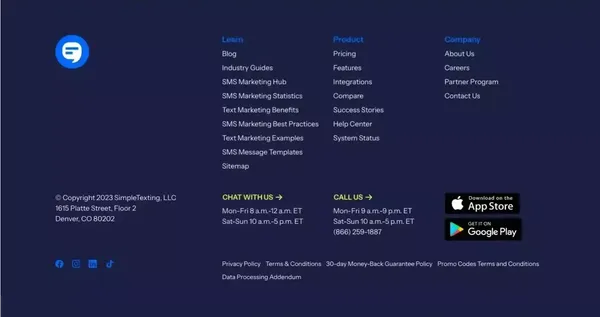 Text Message Marketing Platform & SMS Service | SimpleTexting - Landing design inspiration