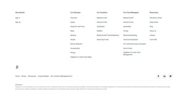 Relay | AngelList - Landing design inspiration