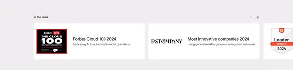 Spend Management, Corporate Cards & Accounts Payable Solutions | Ramp - Landing design inspiration