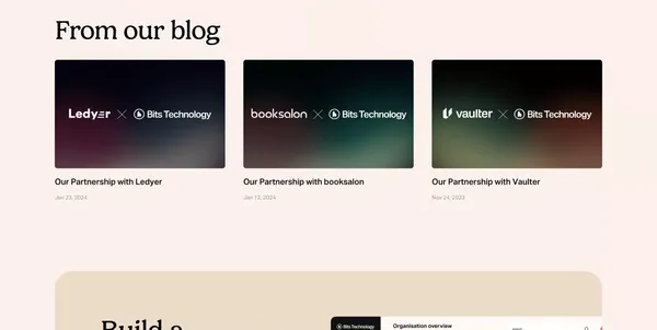 Bits Technology - Landing design inspiration