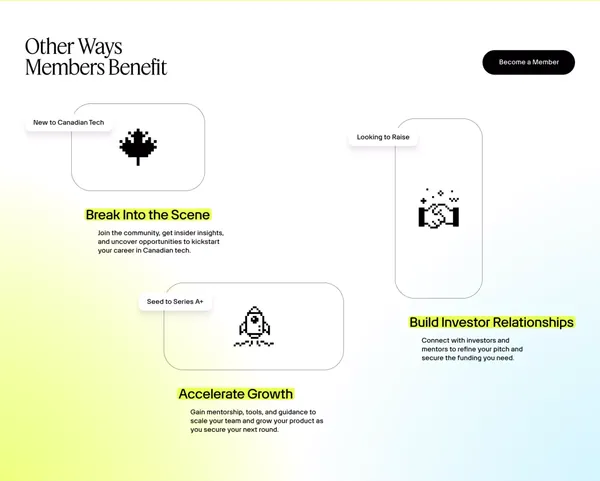TechTO - Landing design inspiration