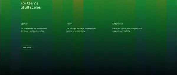 Modal: Serverless cloud infrastructure for AI, ML, and data - Landing design inspiration
