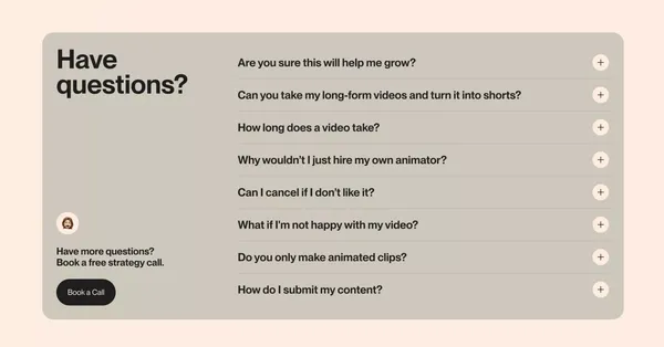 ViralCuts - Short Form Video Animators that Make Your Brand Go Big - Landing design inspiration