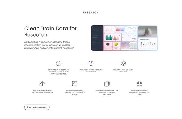 brain.space - Landing design inspiration