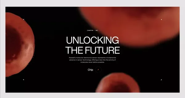 The Molecular Electronics Company - Landing design inspiration