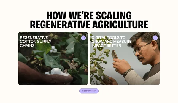 Materra 🌱 Future-Proof Cotton - Landing design inspiration