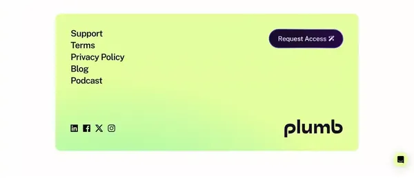 Plumb - AI Automation - Landing design inspiration