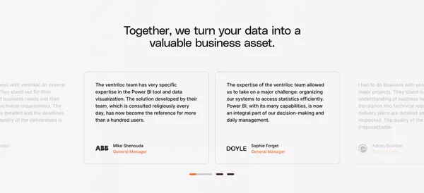 ventriloc | Experts certifiés en Power BI, Fabric et Azure - Other design inspiration