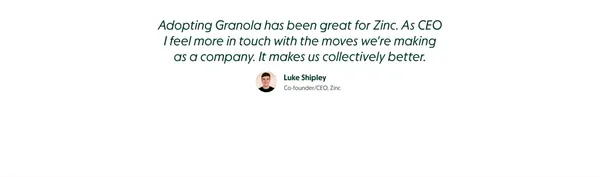 Granola — The AI Notepad for meetings - Landing design inspiration