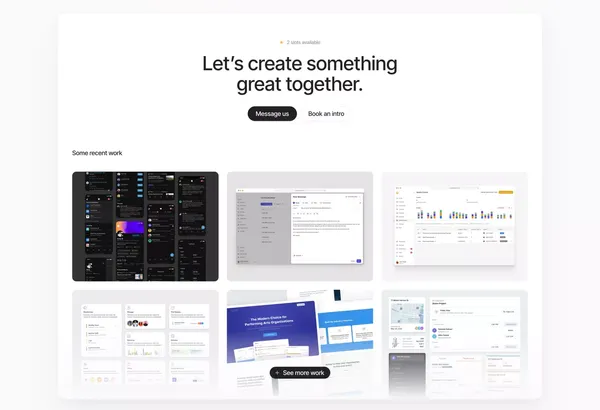 Never Before Seen – Product Design Studio For Startups - Landing design inspiration