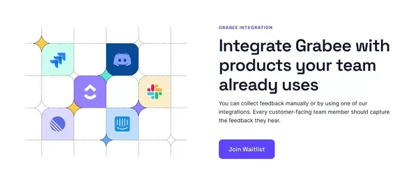 User Feedback, Roadmap and Changelog Tool | Grabee - Landing design inspiration