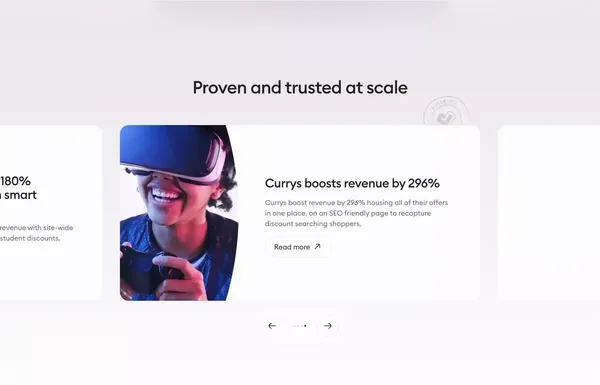 Gocertify | Reward Management Platform for Retailers - Landing design inspiration