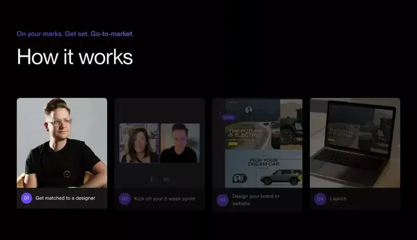 Stellar — Blazing fast design sprints - Landing design inspiration