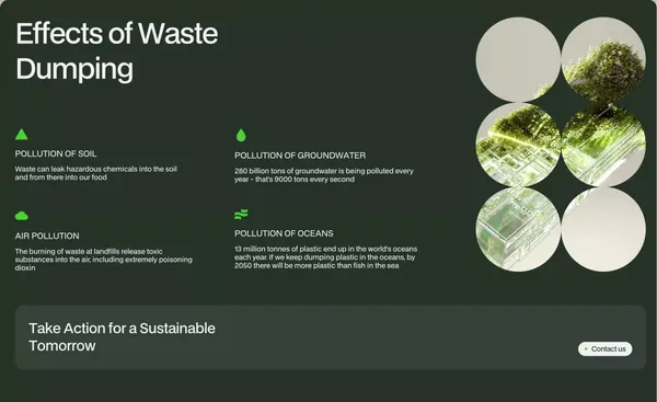 Saapro – Revolutionary Mobile Waste Management Solution - Landing design inspiration