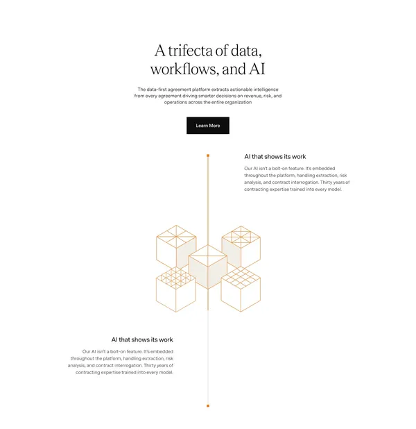 AI Contract Management & CLM Platform | Agiloft - Landing design inspiration