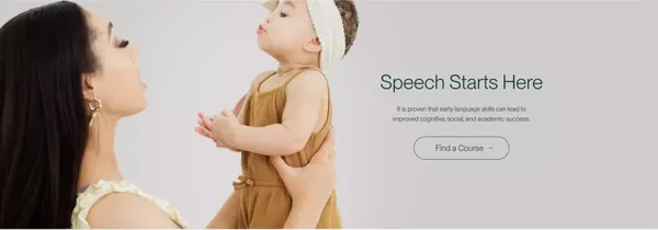 Speech Sisters - Speech Therapy Courses to Help Get Your Child Talking - Landing design inspiration
