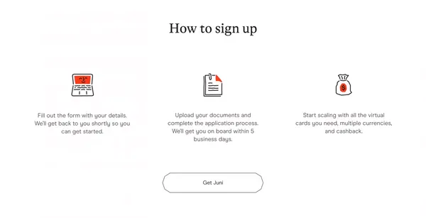 Juni | FinTech - Financial Services for Ecommerce Businesses - Landing design inspiration