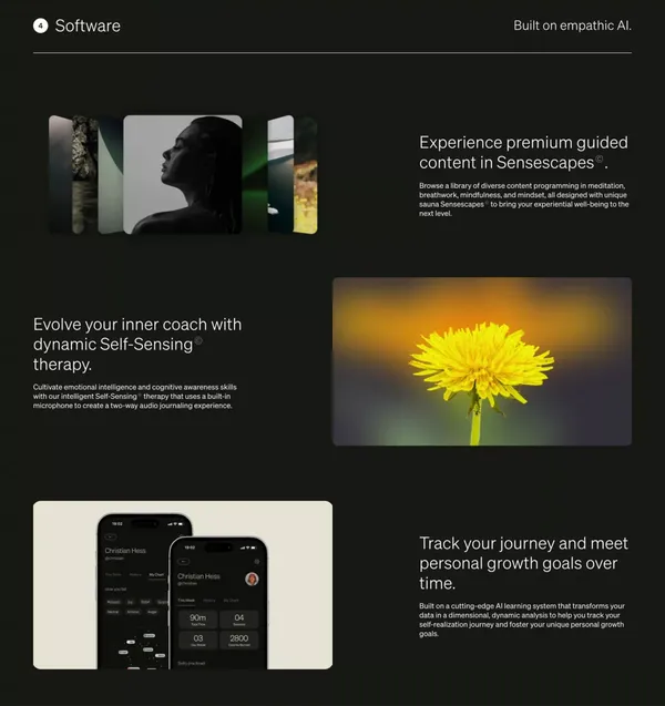 Ancient Ritual - Landing design inspiration