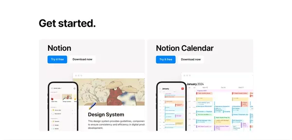 Your connected workspace for wiki, docs & projects | Notion - Landing design inspiration