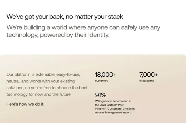 Employee and Customer Identity Solutions | Okta - Landing design inspiration