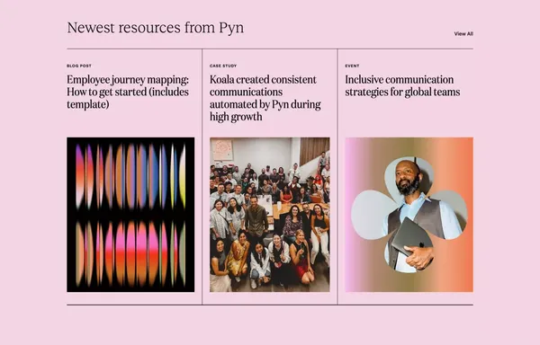 Pyn - Landing design inspiration