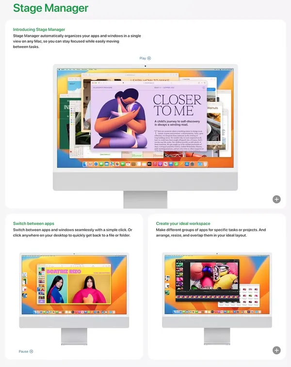 macOS Ventura Preview - Apple - Landing design inspiration