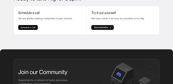 Rig.dev | The open-source application platform for Kubernetes - Landing design inspiration