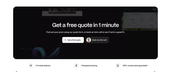 Two Hands | Webflow Design & Development Studio - Landing design inspiration