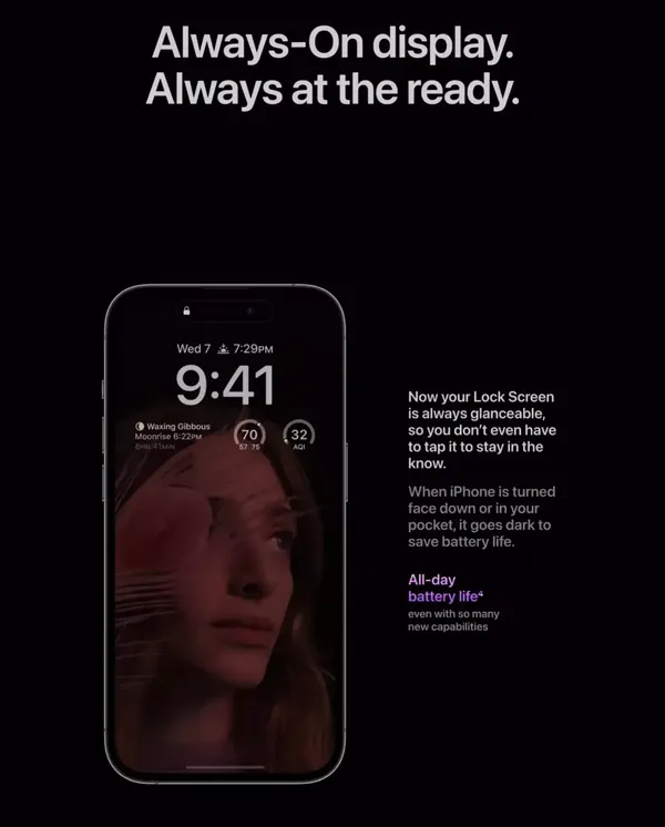 iPhone 14 Pro and iPhone 14 Pro Max - Apple - Landing design inspiration