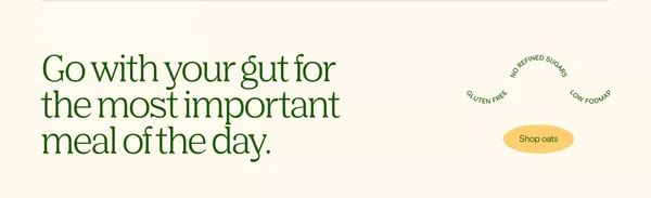 QUITE NICE | Gut-Friendliest Breakfast Oats with Gentle Fiber - Landing design inspiration