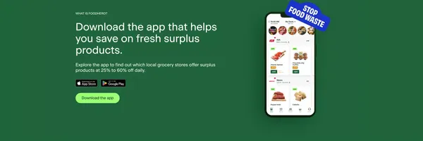 Save on groceries and fight food waste | FoodHero - Landing design inspiration