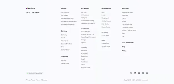 The AI Agent and Assistant platform for enterprises - Landing design inspiration