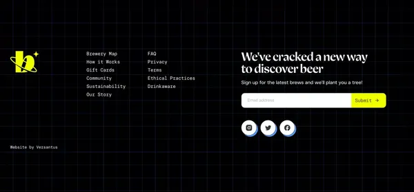 Brewser The UK's Top Rated Beer Club. - Landing design inspiration