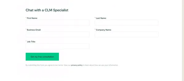 Ironclad: Contract Management Software for the Digital Age - Landing design inspiration