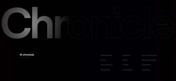 Chronicle: The AI Presentation Tool for Stories Worth Telling - Landing design inspiration