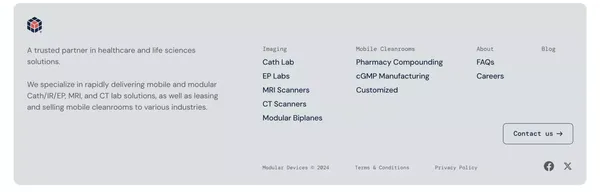 Mobile Imaging Labs and Cleanrooms | Modular Devices - Landing design inspiration