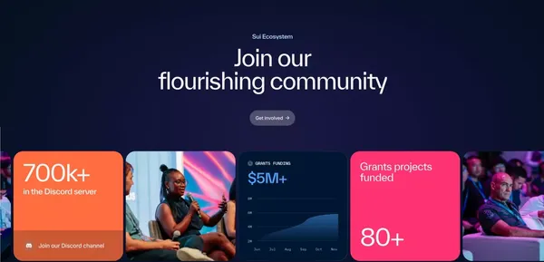 Sui | Deliver the Benefits of Web3 with the Ease of Web2 - Landing design inspiration