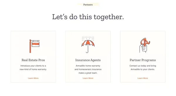 Armadillo Home Warranties | The New Age Home Warranty Plan - Landing design inspiration