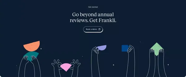 Frankli - Performance Management Software for Continuous Feedback - Landing design inspiration