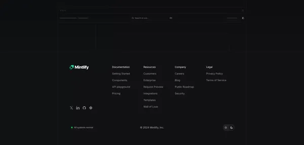 Mintlify — The documentation you want, effortlessly - Landing design inspiration