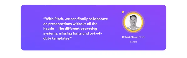 Pitch | Collaborative presentation software for modern teams - Landing design inspiration