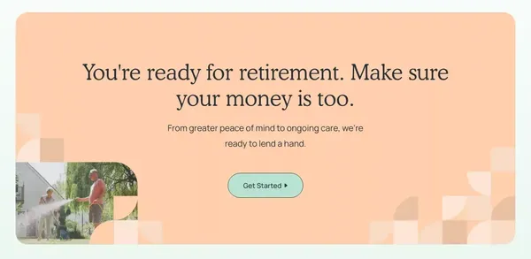 Spend Retirement With More | Retirable - Landing design inspiration